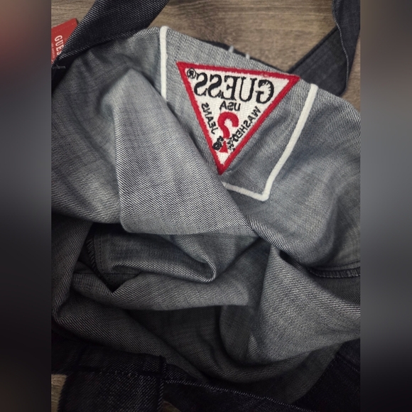 Guess Denim Tote Bag NWT - Picture 4 of 4